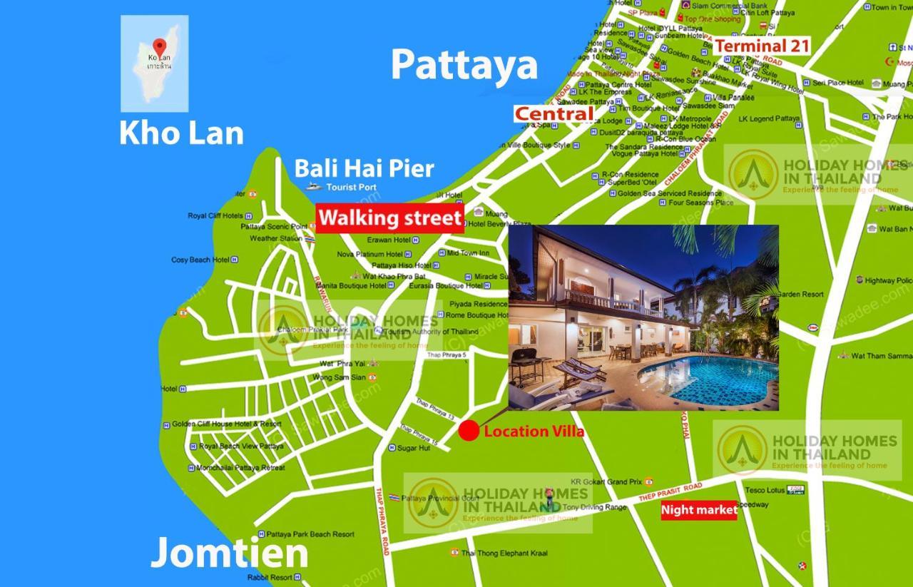 Villa Waree Minutes From Beach And City Pattaya Exteriér fotografie